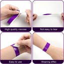 Disposable Wristband Neon Wristband Paper Wristband Waterproof Hand Strap Suitable for Party Concert Colorful Wristband