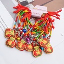 Dragon Boat Festival Arrival Colorful Rope Zongzi Bracelet Handmade Woven Nafu Tiger Head Sachelet Handstring for Children and Students