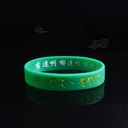 Green female bracelet silicone bracelet custom sports bracelet wrist strap rubber adult men and women bracelet