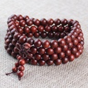 Factory African lobular red sandalwood beads for men and women couples rosary beads jewelry blood sandalwood 108 beads bracelet