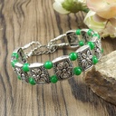 Ethnic style vintage jewelry Tibetan ornaments Tibetan silver bracelet Miao silver beads bracelet K832