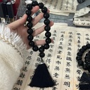 Chinese-style finger-winding soft and ascetic hand-held obsidian bracelet Internet celebrity same Style Tai Cui Han clothing handle piece literary play