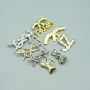 metal brooch clothing accessories suit corsage with letter pin Joker Joker accessories badge buckle