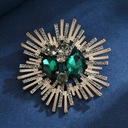 Brooch Advanced Sense Niche Entry Luxury Crystal High-end Suit Corsage Fashion Clothing Pin Creative Clothing Accessories