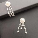 Handmade Beads Antique Shoes Accessories Earrings Accessories Pearl Flower Jewelry Brooch DIY Coat Hood Accessories Accessories