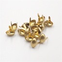 Pure Brass Oval Claw Stud Brass diy Rivet Foot Stud Belt Belt Decorative Buckle Bag Leather Accessories