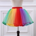 Skirting Boneless Tutu Children's Colored Dress Flower Children's Dress Wedding Dress Petticoat Performance Ballet Adult Half-length Dress