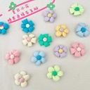 candy color cotton five-petal flower small flower hair accessories accessories