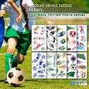 Children's Football Tattoo Sticker Waterproof European World Cup Event Fan Club Activity Sticker