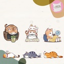 可爱猫亚克力胸针创意卡通趣味猫咪情侣包包服装装饰贴片别针挂件