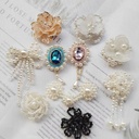 Pearl Camellia clothing accessories hair accessories hair clip accessories children's online red shoes decorations fashion brooch