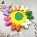 Summer cotton folding fabric bow accessories hairpin hair accessories diy accessories bag clothing baby socks decoration