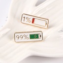 Factory direct men's and women's creative personality power badge couple cute Japanese collar buckle pin bag accessories