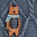 Wooden Animal Brooch Gift 2