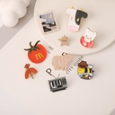 Cartoon creative butterfly bee pet alloy brooch animal bag clothing all-matching badge