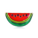 Factory supply Korean fashion personality alloy drop oil fruit corsage fashion creative watermelon cartoon brooch