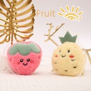 Korean Style Fruit Plush Brooch Cartoon Animal Jewelry Accessories diy Cute Bag Pendant Japanese Jewelry Accessories