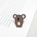 Koala Brooch Cartoon Cute Japanese Badge Personalized Corsage Animal Children's Schoolbag Pin Clothes Accessories