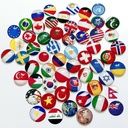 flag brooch World Cup football badge advertising drop glue commemorative metal badge accessories