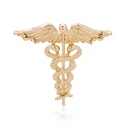 Retro Creative Brooch Snake Scepter Angel Wings Personalized Animal Corsage Clothing Accessories