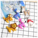 Japanese and Korean Small Animal Wool Felt Children's Fun Cute Brooch Pin Scarf Bag Accessories Stamping Women