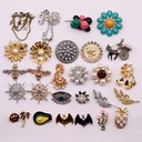 Year brooch vintage anti-exposure corsage women's high-end clothing accessories brooch pin