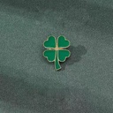 Four-leaf clover brooch plant happiness tfboys fans cute school uniform couples anti-light small and exquisite badge