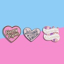 Cartoon Badge Creative Love Letter Ribbon Brooch Cute Japanese Pin Creative Collar Decoration