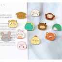 Zodiac animal brooch cute cartoon badge female ins Style Q version rabbit corsage Tiger bag accessories