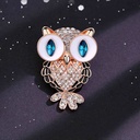 Owl brooch cute Japanese ins trendy personality temperament corsage accessories female South Korea sweater anti-exposure pin