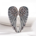 Esiya Fashion Cute Diamond Angel Wings Men's and Women's Brooch Coat Accessories Trendy Corsage