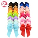 617 Explosions Handmade Baby Double Ribbon Polyester Rib Ribbon Bow Hairpin Hair Accessories