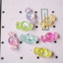diy resin accessories transparent candy children's hair accessories rubber band material baby inkpad handmade accessories