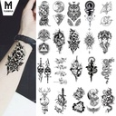 Waterproof Small Fresh Tattoo Sticker Flower Butterfly Lion Small Figure Set Any Combination