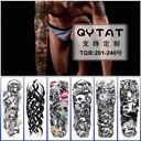 dedicated full arm tattoo stickers full arm Big Picture Lion Tiger Wolf animal big flower arm tattoo stickers tattoo