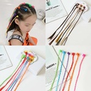 children's wig braid color wig strap grab clip girls' wig hair accessories 2 yuan store supply performance