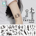 Supply Ruikalong Waterproof Small Fresh Tattoo Sticker Wrist Collarbone Fashion Simple Tattoo Sticker