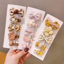 Factory baby hairpin baby clip set 5 combination children hairpin spring and summer