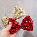 Girls' Hair Accessories Korean Sequins Big Bow Children's Hairpin Flannel Hairpin Internet Celebrity Cute Headwear Performance Stage