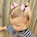 children's bow hairpin girl solid color double bow small clip sequins waist 11 colors