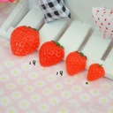 Mobile phone beauty diy resin accessories children hair accessories simulation resin strawberry factory direct