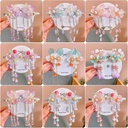 Sweet Chinese Style Hanfu Headwear Children's Flower Tassel Step-by-Step Hairpin Princess Ancient Clothing Accessories Girls' Headwear