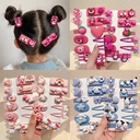 Baby Super Cute Cute Strawberry Bear Cartoon Hairpin Women's Children's Hair Accessories Bangs Clip Headdress Girls' Hairpin Baby Clip