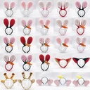 Karry Wang with crazy animal City Judy rabbit ears hairband plush cartoon children's headdress hair accessories headband