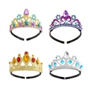 Factory spot children's crown hair band headdress hair accessories birthday gift children's crown hair band