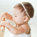 Korean version of baby hair band headdress Pearl Flower baby headdress girls children hair accessories baby hair band