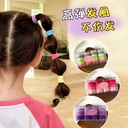 Children's High Elastic Hair Ring Candy Color Dopamine Headwear Gift Box High Horsetail Rubber Band Seamless