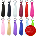 children's team performance convenient tie Korean solid color baby casual rubber band manufacturers lazy tie
