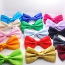 Men's double bow tie, solid color explosion bright light leisure adult variety of multi-color wedding Korean bow tie