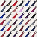 Factory Price black zipper tie men's formal wear business wedding 8cm professional tie easy to pull knot-free lazy